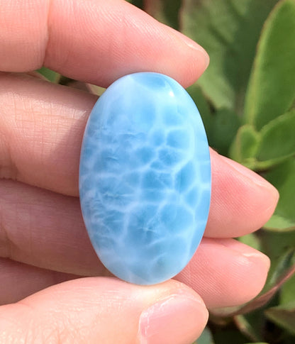 AAAA Natural Authentic Dominican Larimar Pendant,Gems Jewelry,Gems Pendant,Crystal Pendant,ET616