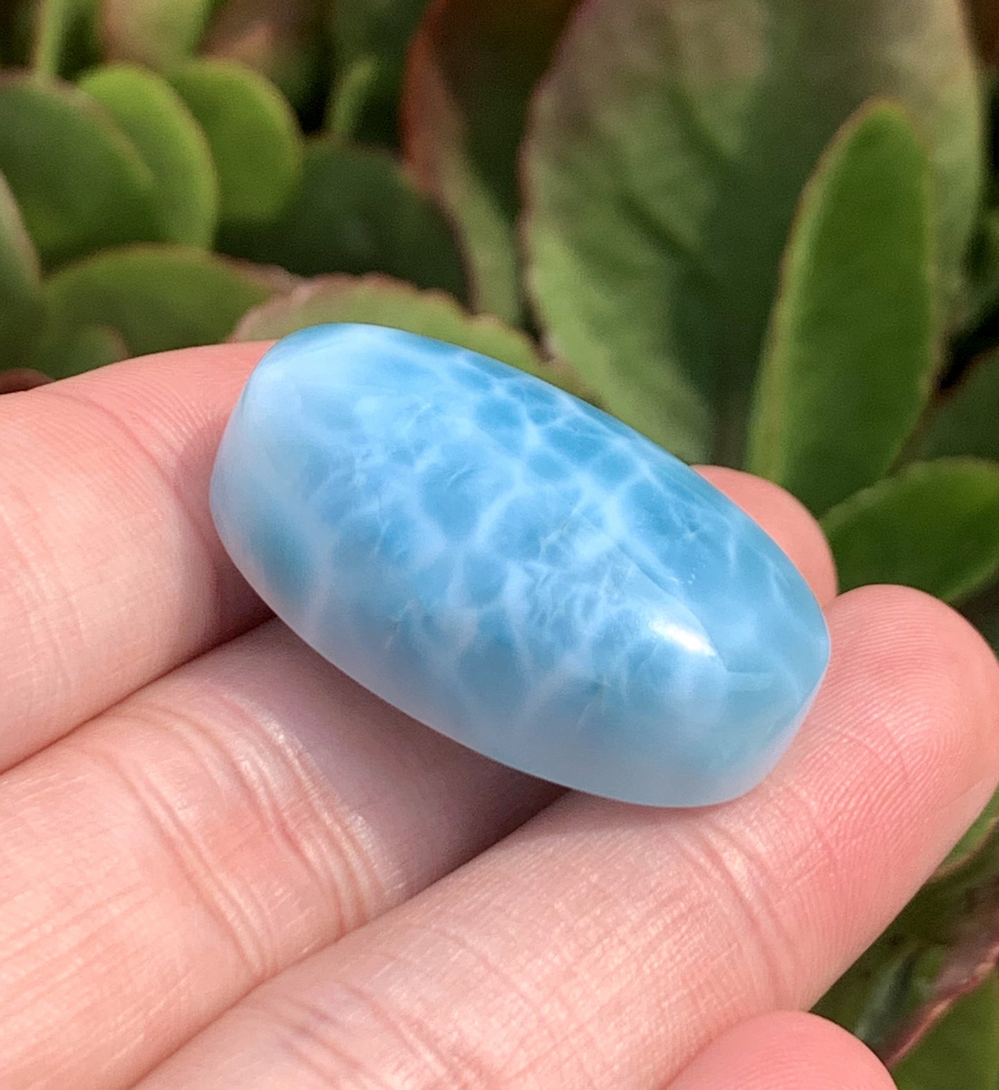 AAAA Natural Authentic Dominican Larimar Pendant,Gems Jewelry,Gems Pendant,Crystal Pendant,ET616