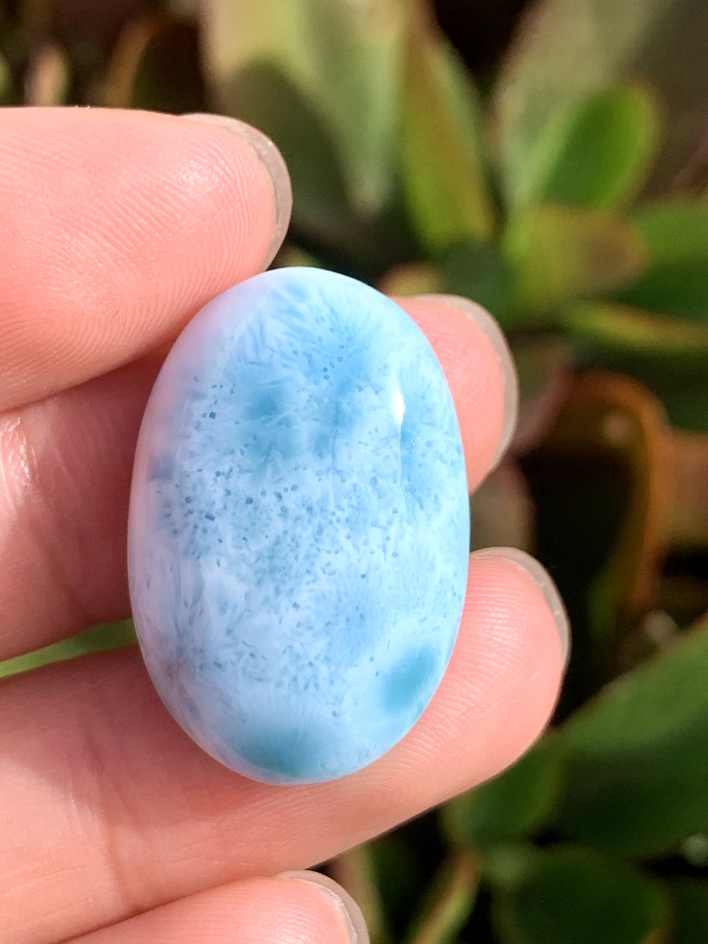 AAA Natural Authentic Dominican Larimar Pendant,Gems Jewelry,Gems Pendant,Crystal Pendant,ET634