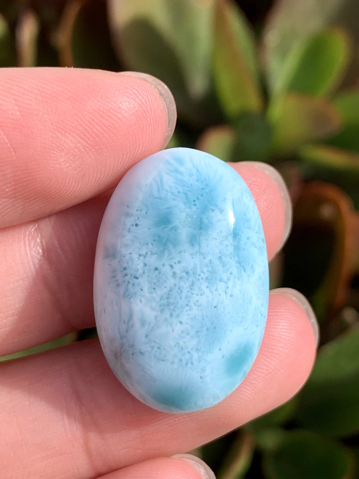 AAA Natural Authentic Dominican Larimar Pendant,Gems Jewelry,Gems Pendant,Crystal Pendant,ET634