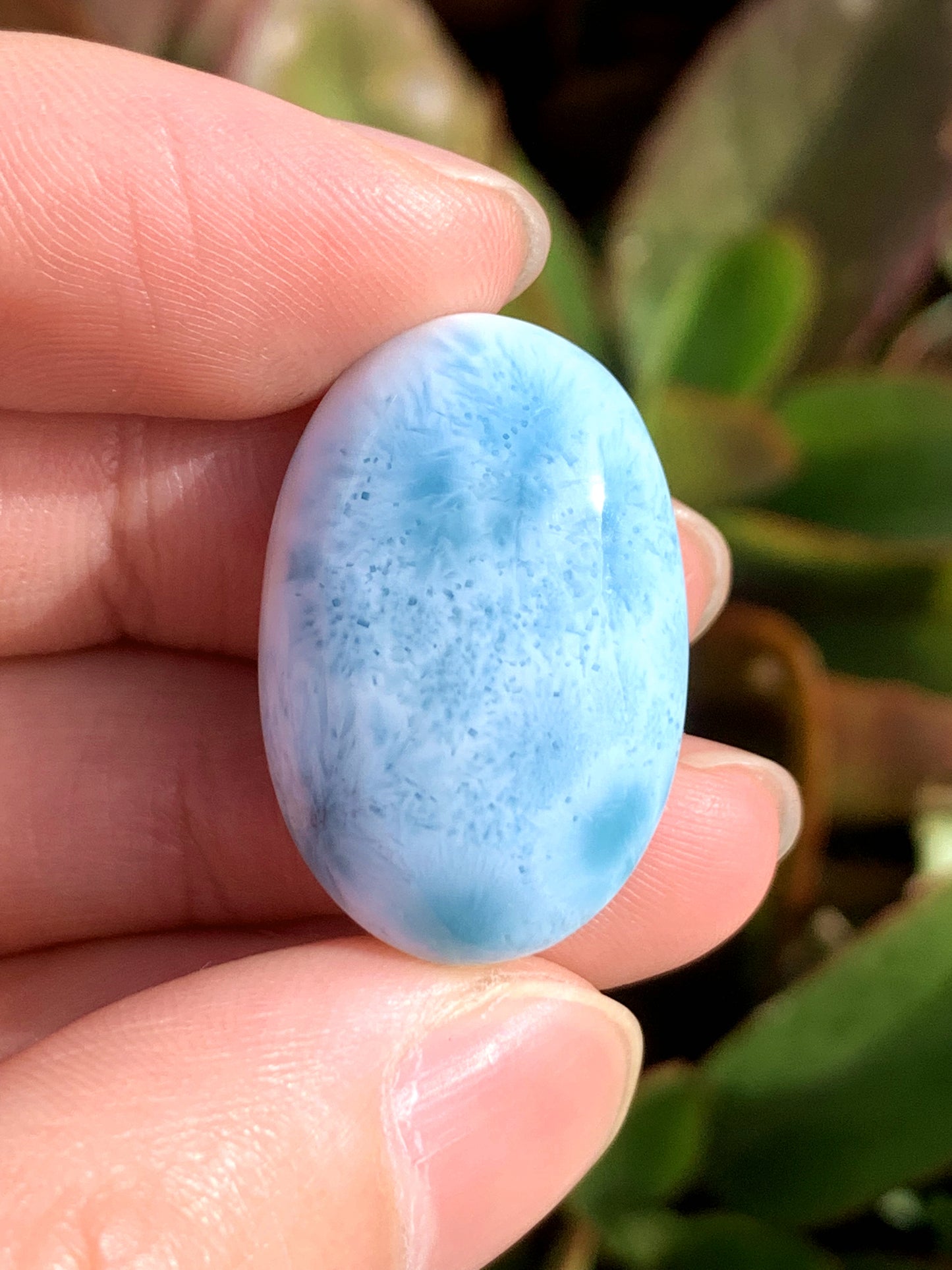 AAA Natural Authentic Dominican Larimar Pendant,Gems Jewelry,Gems Pendant,Crystal Pendant,ET634