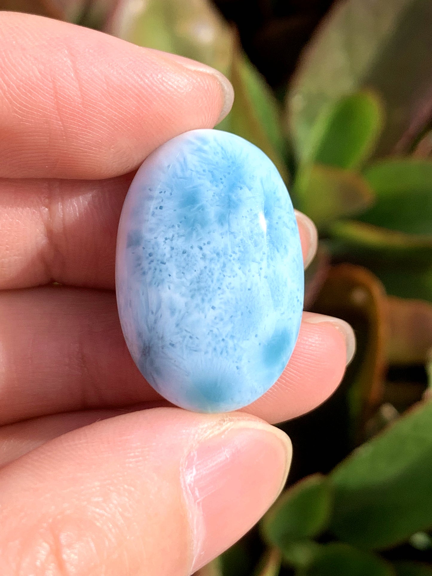 AAA Natural Authentic Dominican Larimar Pendant,Gems Jewelry,Gems Pendant,Crystal Pendant,ET634