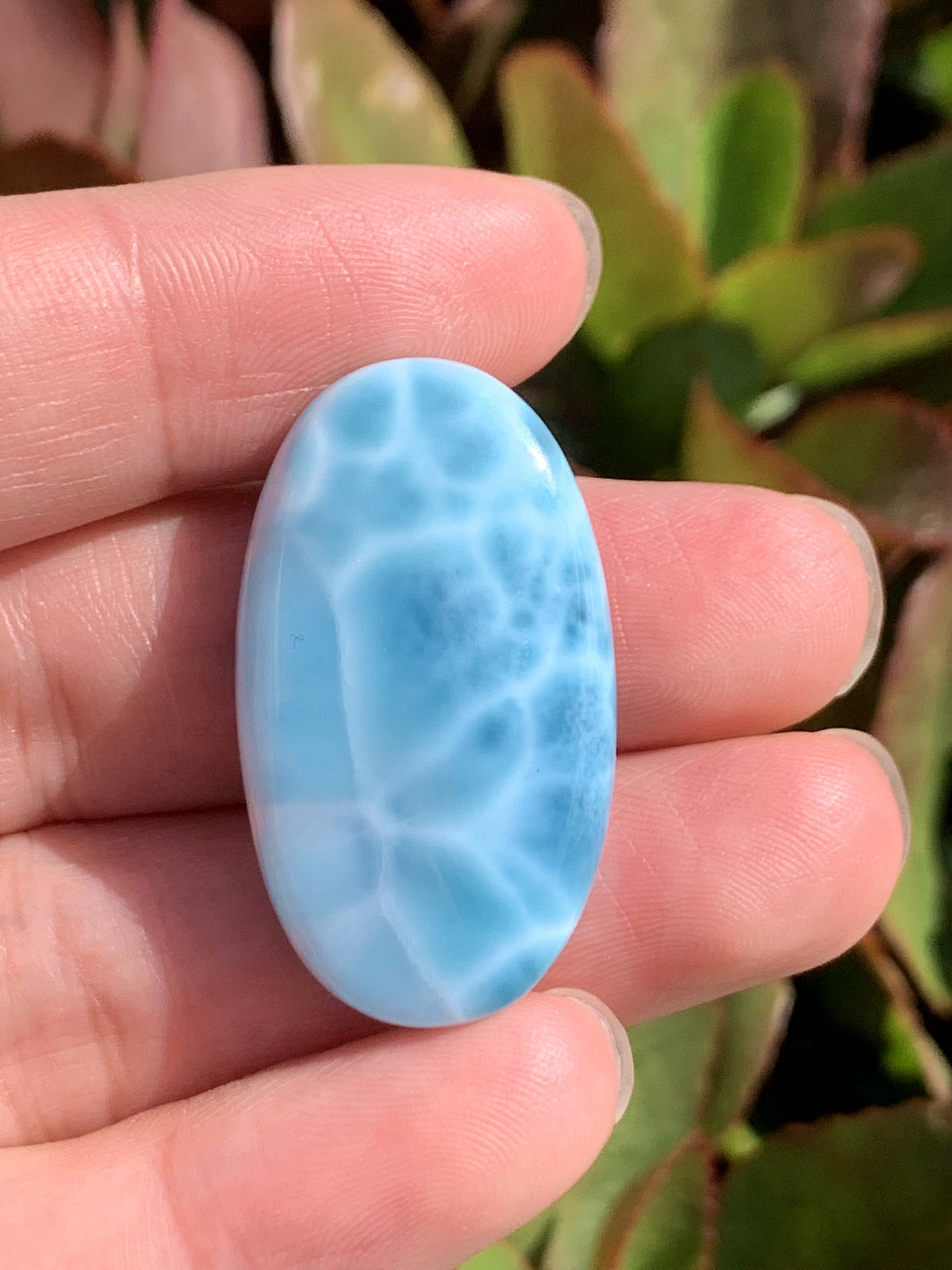 AAA Natural Authentic Dominican Larimar Pendant,Gems Jewelry,Gems Pendant,Crystal Pendant,ET640