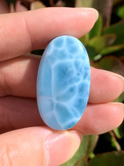 AAA Natural Authentic Dominican Larimar Pendant,Gems Jewelry,Gems Pendant,Crystal Pendant,ET640