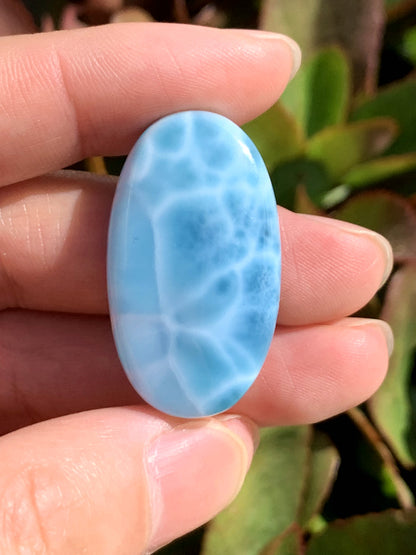 AAA Natural Authentic Dominican Larimar Pendant,Gems Jewelry,Gems Pendant,Crystal Pendant,ET640