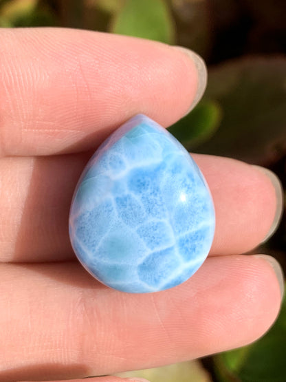 AAA+ Natural Authentic Dominican Larimar Pendant,Gems Jewelry,Gems Pendant,Crystal Pendant,ET647