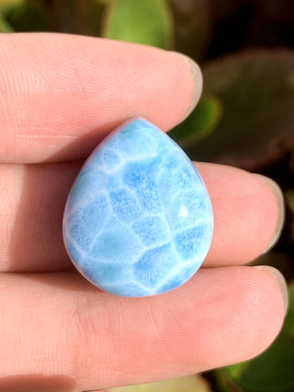 AAA+ Natural Authentic Dominican Larimar Pendant,Gems Jewelry,Gems Pendant,Crystal Pendant,ET647