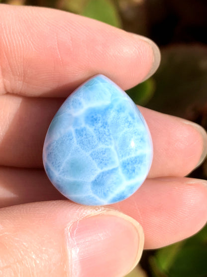 AAA+ Natural Authentic Dominican Larimar Pendant,Gems Jewelry,Gems Pendant,Crystal Pendant,ET647