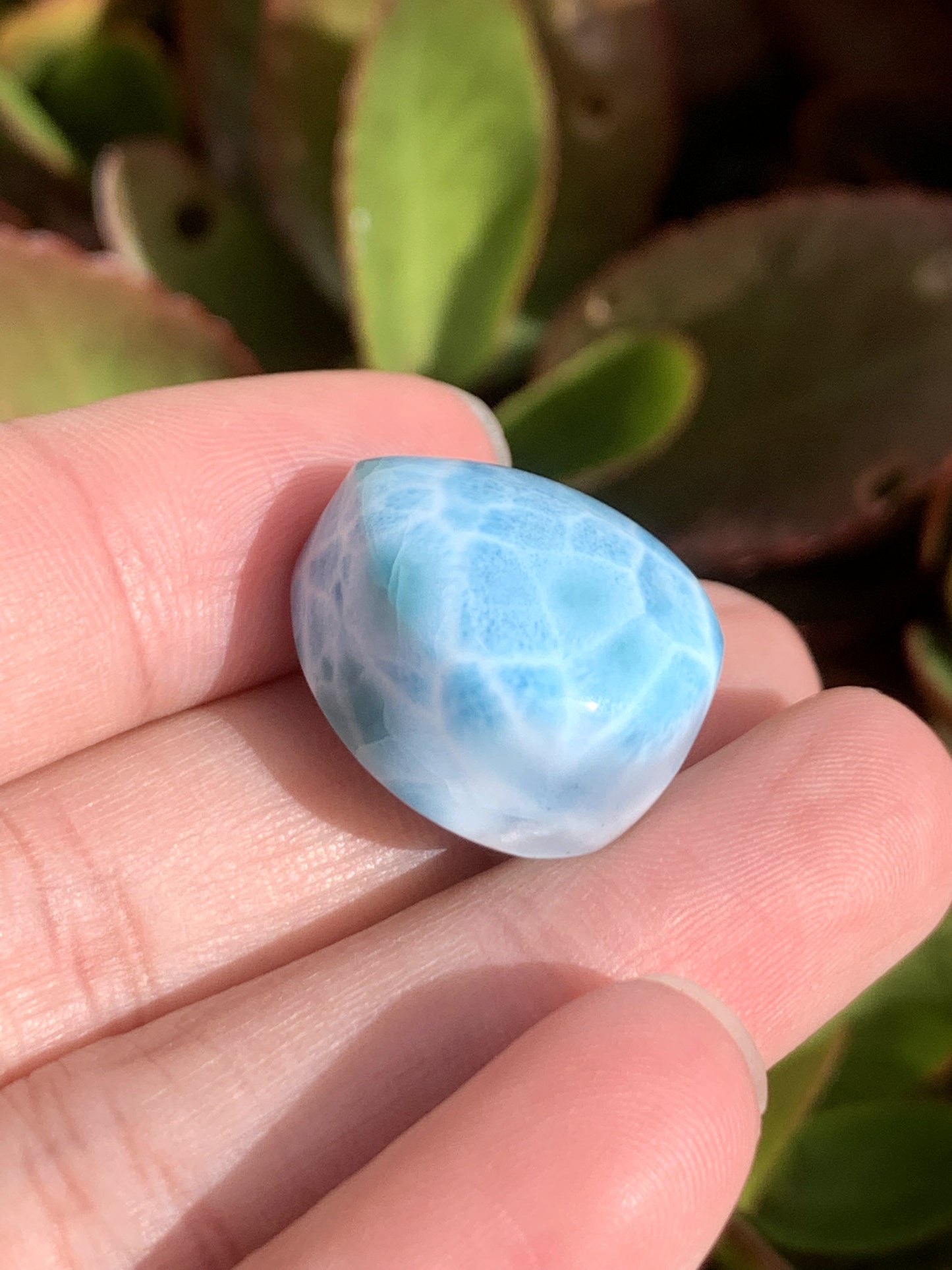 AAA+ Natural Authentic Dominican Larimar Pendant,Gems Jewelry,Gems Pendant,Crystal Pendant,ET647