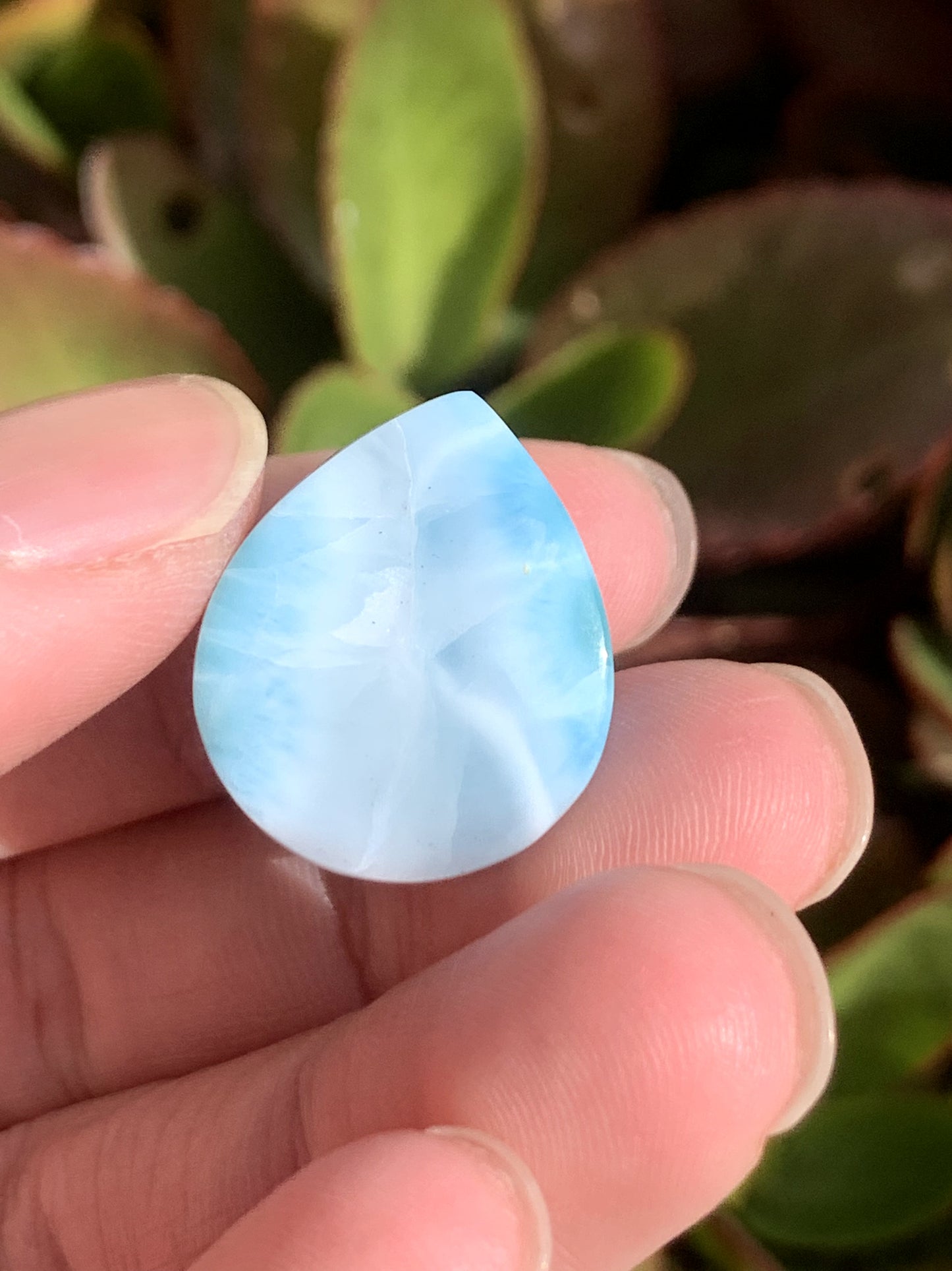 AAA+ Natural Authentic Dominican Larimar Pendant,Gems Jewelry,Gems Pendant,Crystal Pendant,ET647