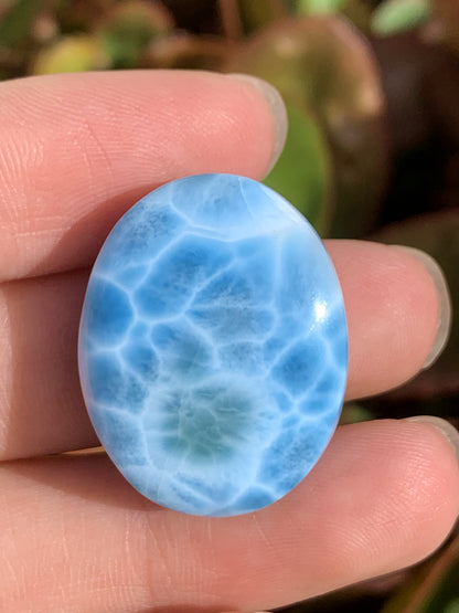 AAA+ Natural Authentic Dominican Larimar Pendant,Gems Jewelry,Gems Pendant,Crystal Pendant,ET648