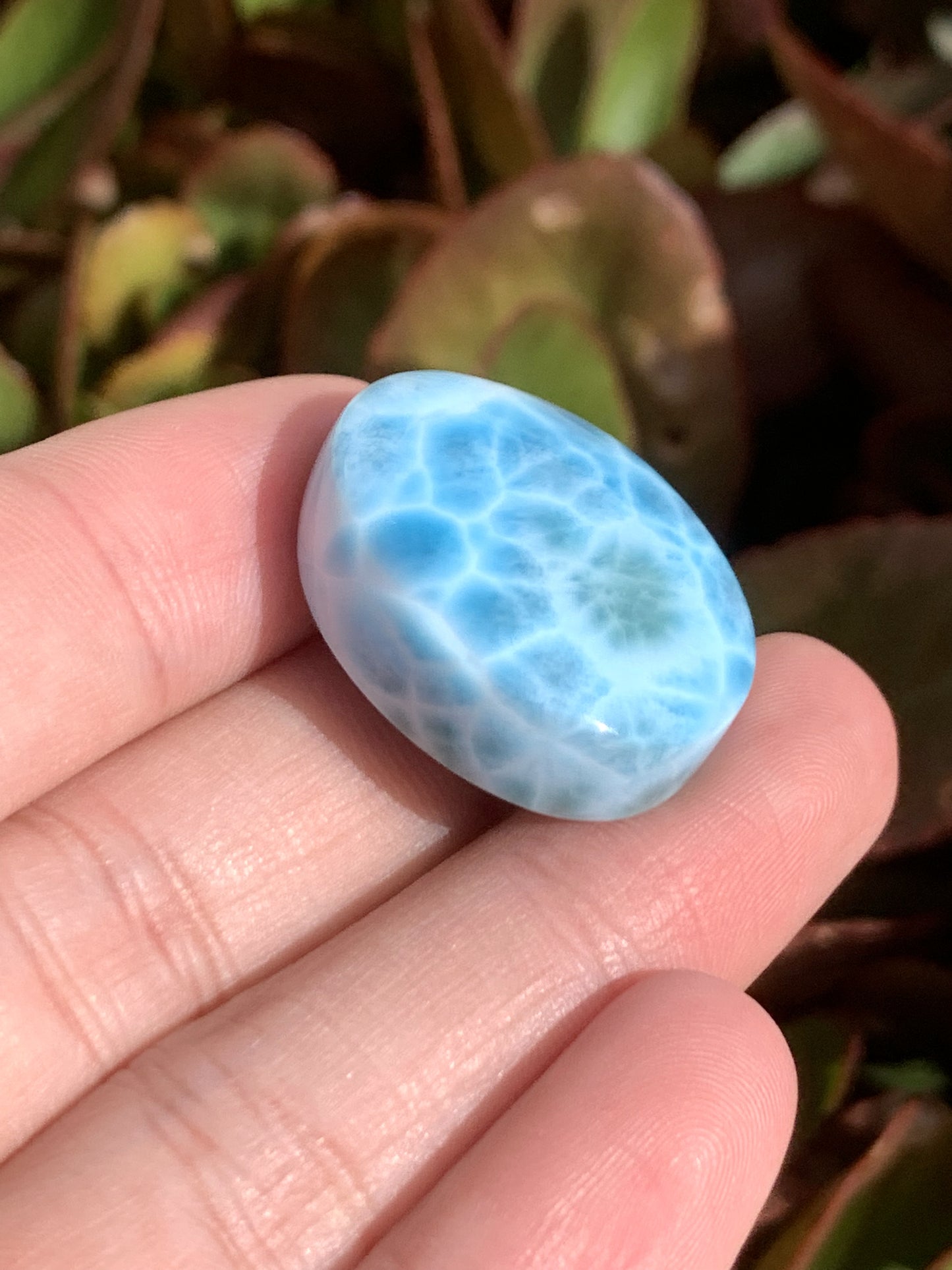 AAA+ Natural Authentic Dominican Larimar Pendant,Gems Jewelry,Gems Pendant,Crystal Pendant,ET648