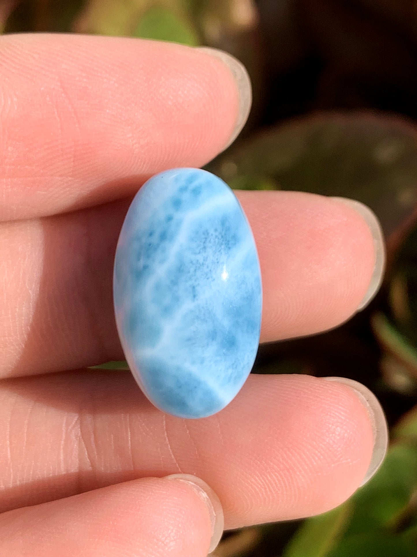 AAA Natural Authentic Dominican Larimar Pendant,Gems Jewelry,Gems Pendant,Crystal Pendant,ET650