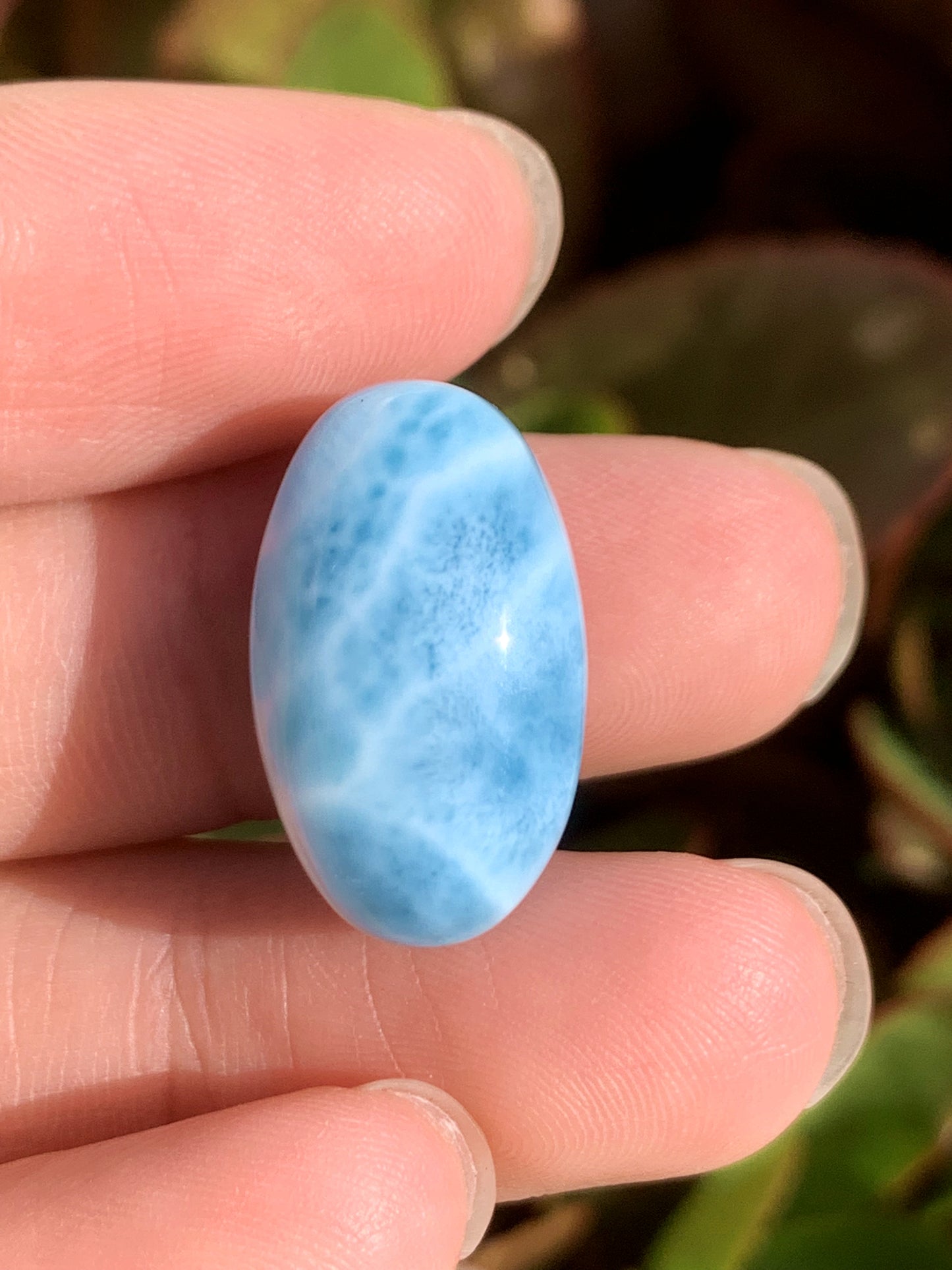 AAA Natural Authentic Dominican Larimar Pendant,Gems Jewelry,Gems Pendant,Crystal Pendant,ET650