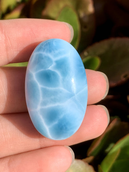 AAAA Natural Authentic Dominican Larimar Pendant,Gems Jewelry,Gems Pendant,Crystal Pendant,ET652