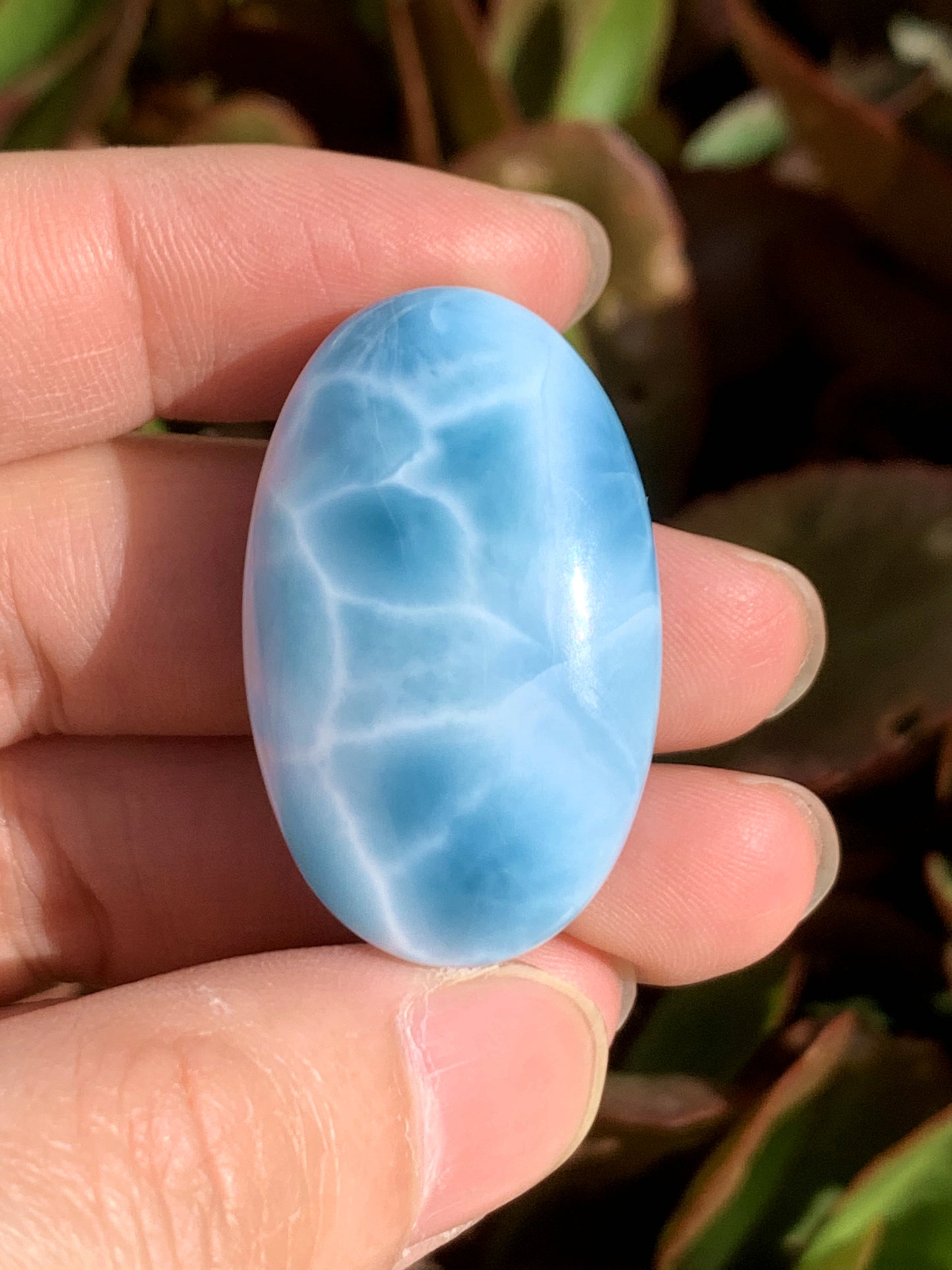 AAAA Natural Authentic Dominican Larimar Pendant,Gems Jewelry,Gems Pendant,Crystal Pendant,ET652