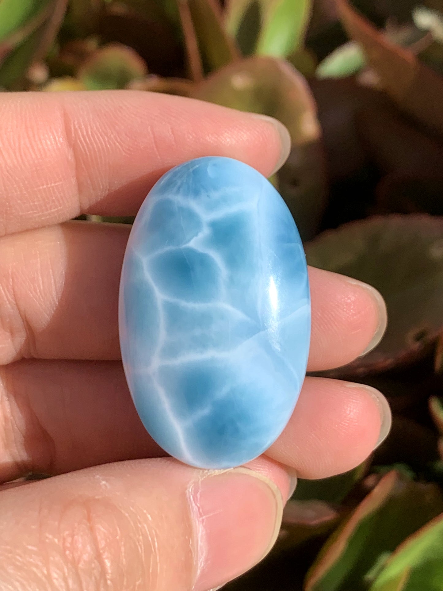 AAAA Natural Authentic Dominican Larimar Pendant,Gems Jewelry,Gems Pendant,Crystal Pendant,ET652