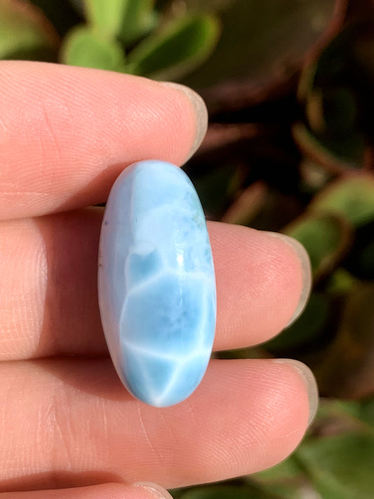 AA+ Natural Authentic Dominican Larimar Pendant,Gems Jewelry,Gems Pendant,Crystal Pendant,ET654