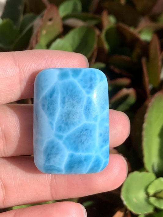 AAAA+ Natural Authentic Dominican Larimar Pendant,Gems Jewelry,Gems Pendant,Crystal Pendant ET661