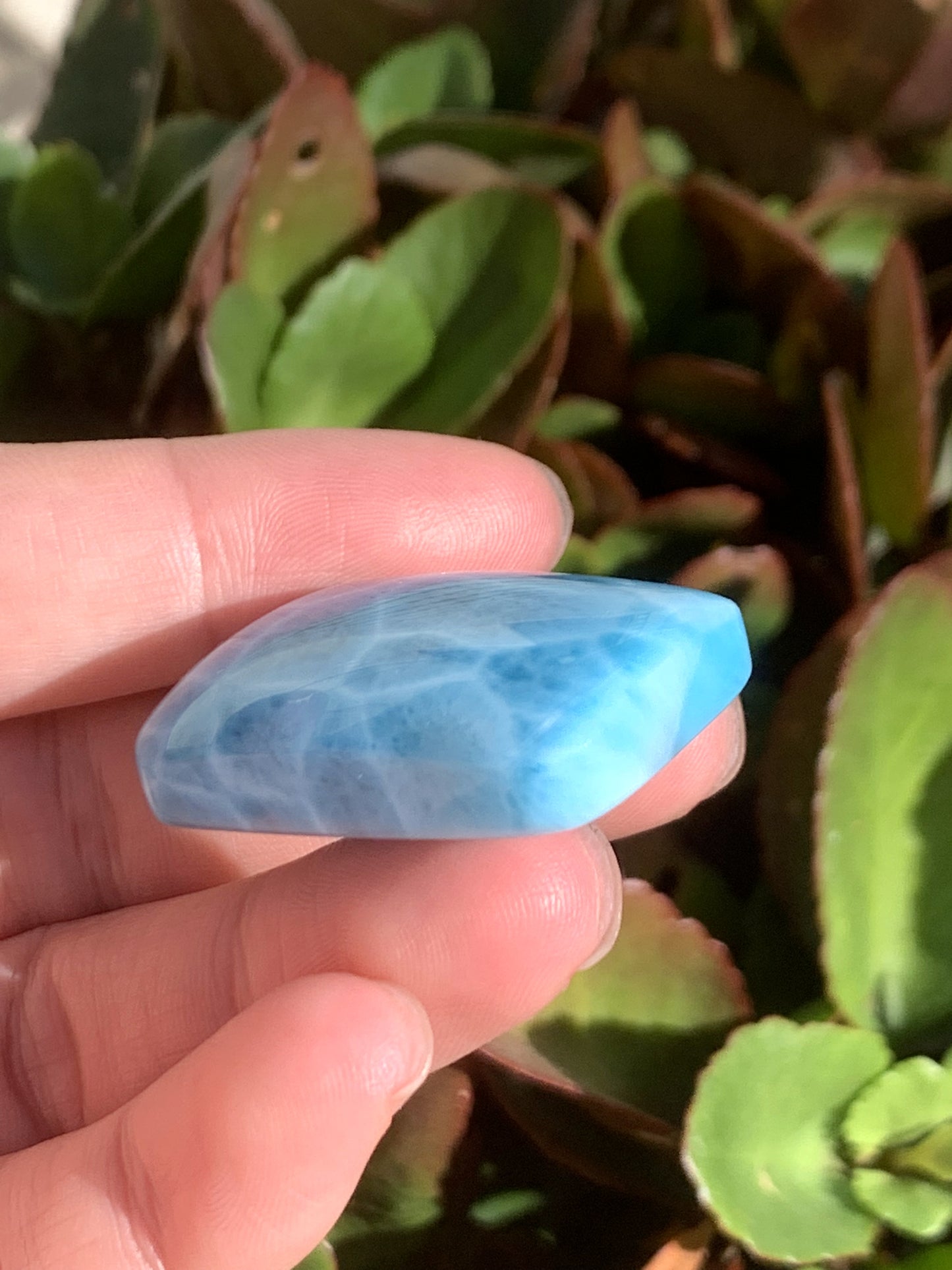 AAAA+ Natural Authentic Dominican Larimar Pendant,Gems Jewelry,Gems Pendant,Crystal Pendant ET661