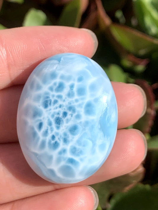 AAA Natural Authentic Dominican Larimar Pendant,Gems Jewelry,Gems Pendant,Crystal Pendant ET667