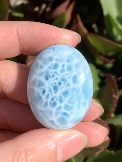 AAA Natural Authentic Dominican Larimar Pendant,Gems Jewelry,Gems Pendant,Crystal Pendant ET667