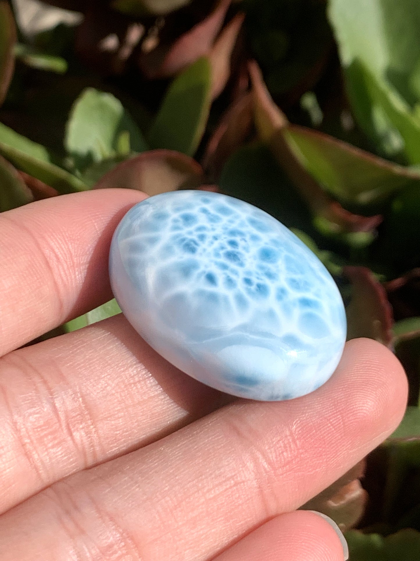 AAA Natural Authentic Dominican Larimar Pendant,Gems Jewelry,Gems Pendant,Crystal Pendant ET667