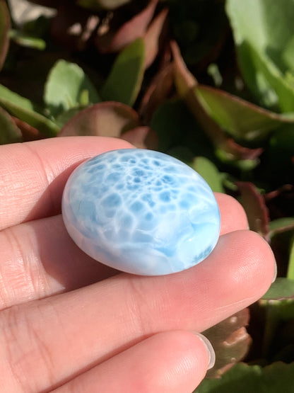 AAA Natural Authentic Dominican Larimar Pendant,Gems Jewelry,Gems Pendant,Crystal Pendant ET667