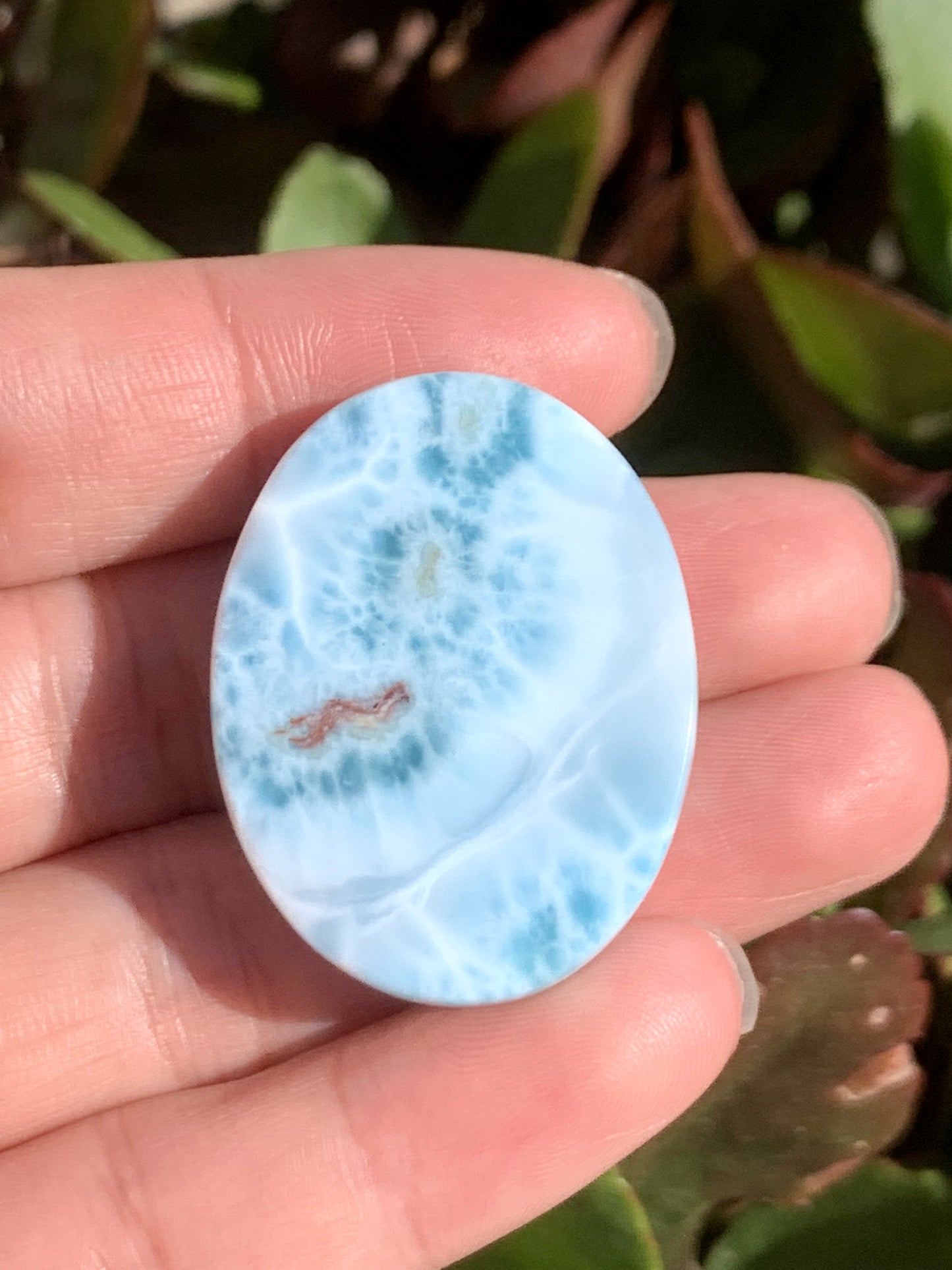 AAA Natural Authentic Dominican Larimar Pendant,Gems Jewelry,Gems Pendant,Crystal Pendant ET667