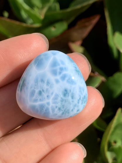 AAA Natural Authentic Dominican Larimar Pendant,Gems Jewelry,Gems Pendant,Crystal Pendant ET672