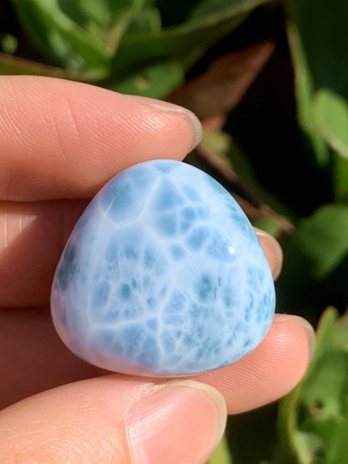 AAA Natural Authentic Dominican Larimar Pendant,Gems Jewelry,Gems Pendant,Crystal Pendant ET672