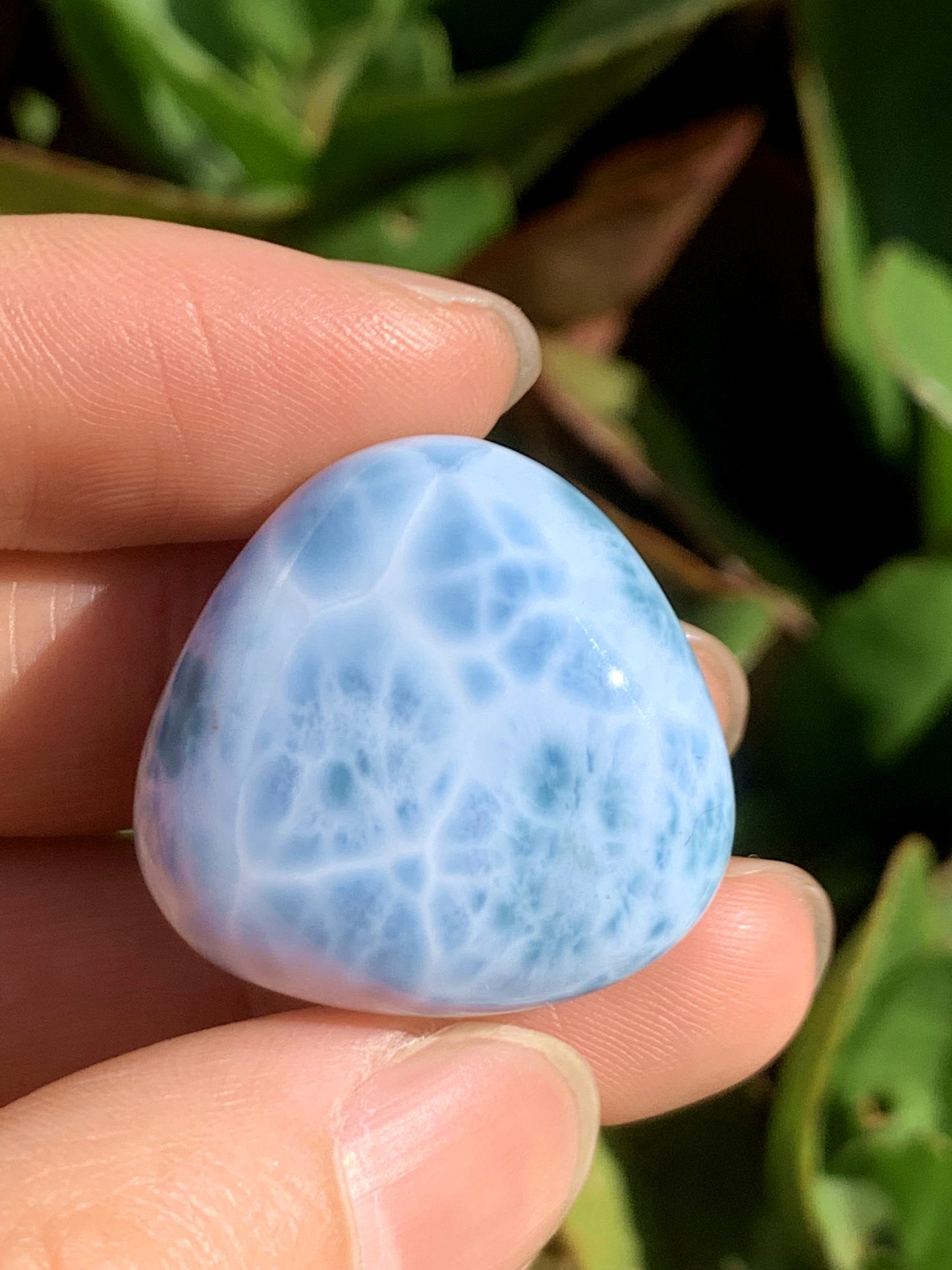 AAA Natural Authentic Dominican Larimar Pendant,Gems Jewelry,Gems Pendant,Crystal Pendant ET672