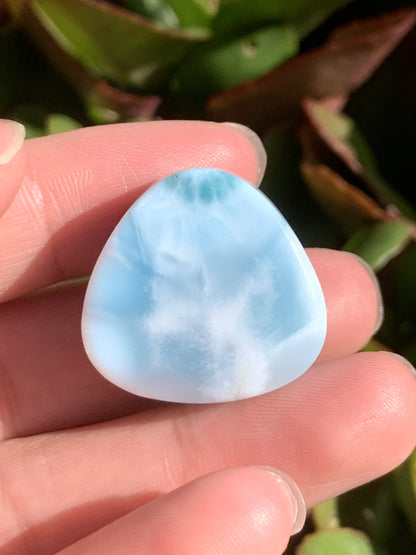 AAA Natural Authentic Dominican Larimar Pendant,Gems Jewelry,Gems Pendant,Crystal Pendant ET672