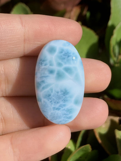 AAA Natural Authentic Dominican Larimar Pendant,Larimar Necklace,Crystal Pendant,Gems Pendant ET686