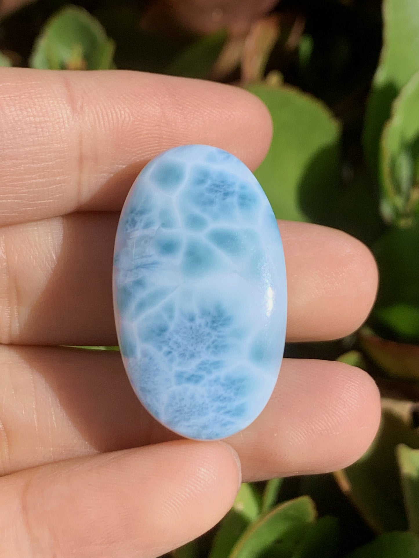 AAA Natural Authentic Dominican Larimar Pendant,Larimar Necklace,Crystal Pendant,Gems Pendant ET686