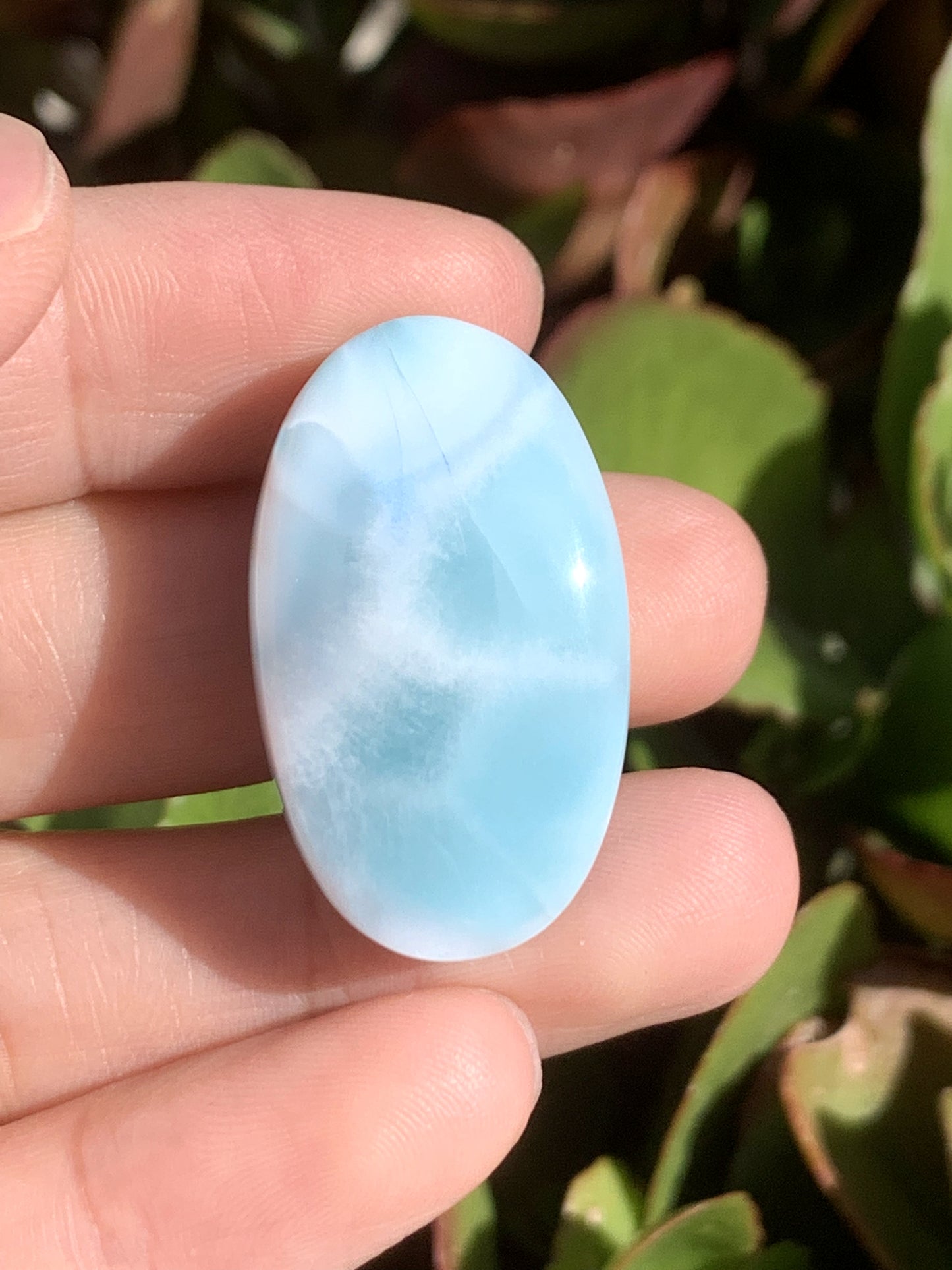 AAA Natural Authentic Dominican Larimar Pendant,Larimar Necklace,Crystal Pendant,Gems Pendant ET686