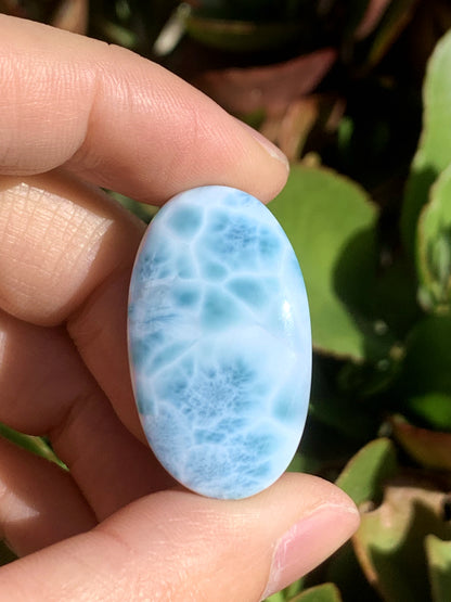 AAA Natural Authentic Dominican Larimar Pendant,Larimar Necklace,Crystal Pendant,Gems Pendant ET686