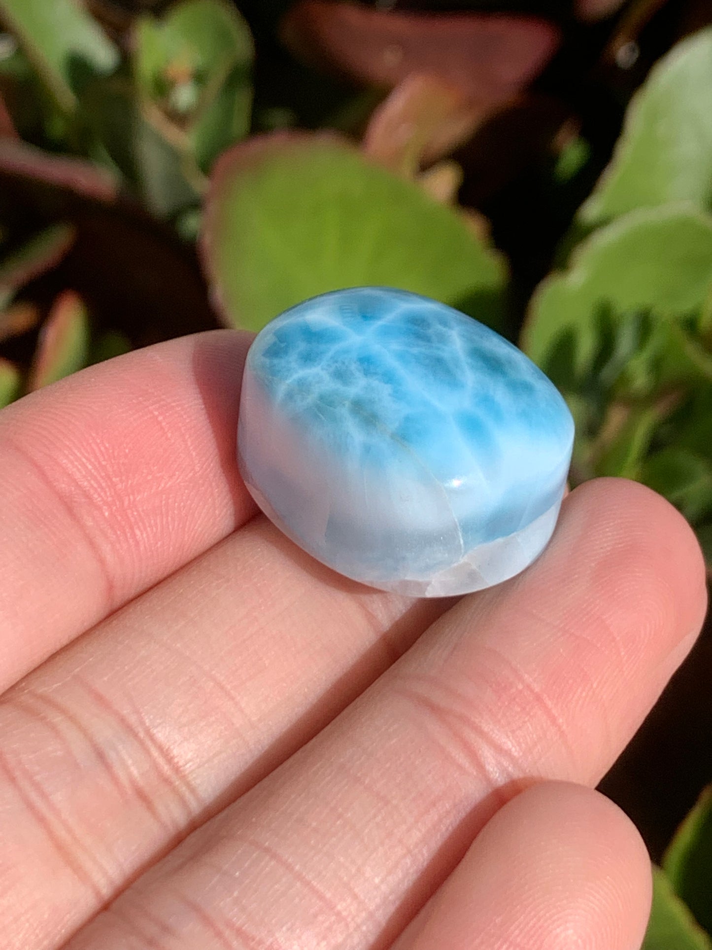 AAAA+ Natural Authentic Dominican Larimar Pendant,Gems Jewelry,Gems Pendant,Crystal Pendant,ET693