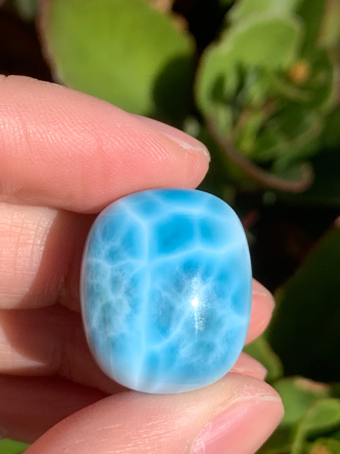 AAAA+ Natural Authentic Dominican Larimar Pendant,Gems Jewelry,Gems Pendant,Crystal Pendant,ET693