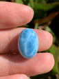 AAAA Natural Authentic Dominican Larimar Pendant,Gems Jewelry,Gems Pendant,Crystal Pendant ET701