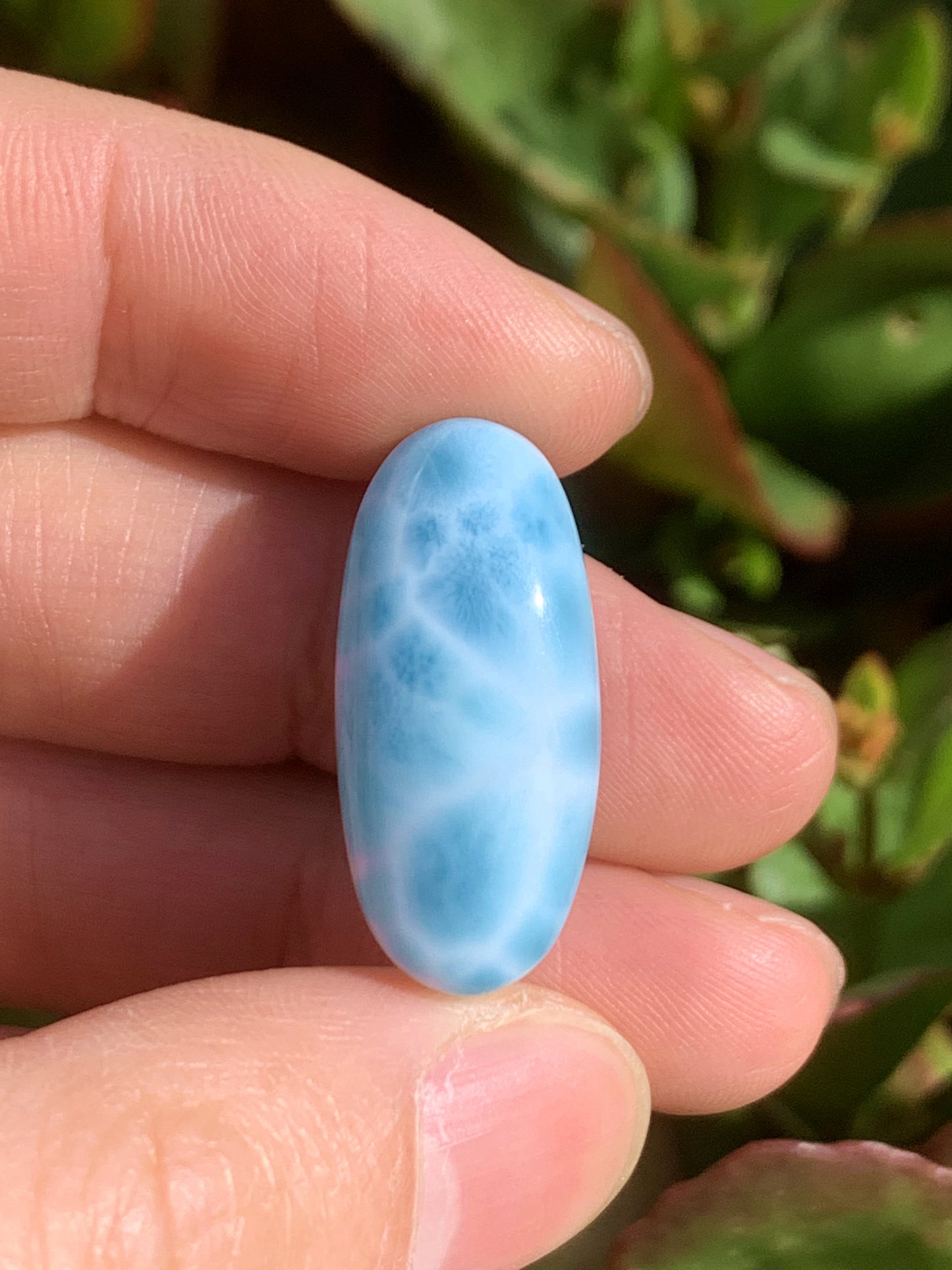 AAA Natural Authentic Dominican Larimar Pendant,Gems Jewelry,Gems Pendant,Crystal Pendant,ET710