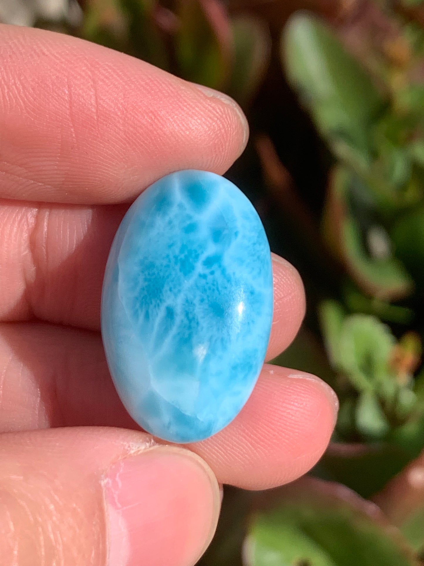 AAA Natural Authentic Dominican Larimar Pendant,Gems Jewelry,Gems Pendant,Crystal Pendant,ET712