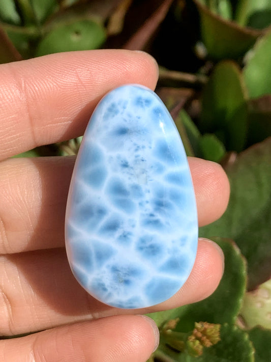 AAA Natural Authentic Dominican Larimar Pendant,Gems Jewelry,Gems Pendant,Crystal Pendant,ET716