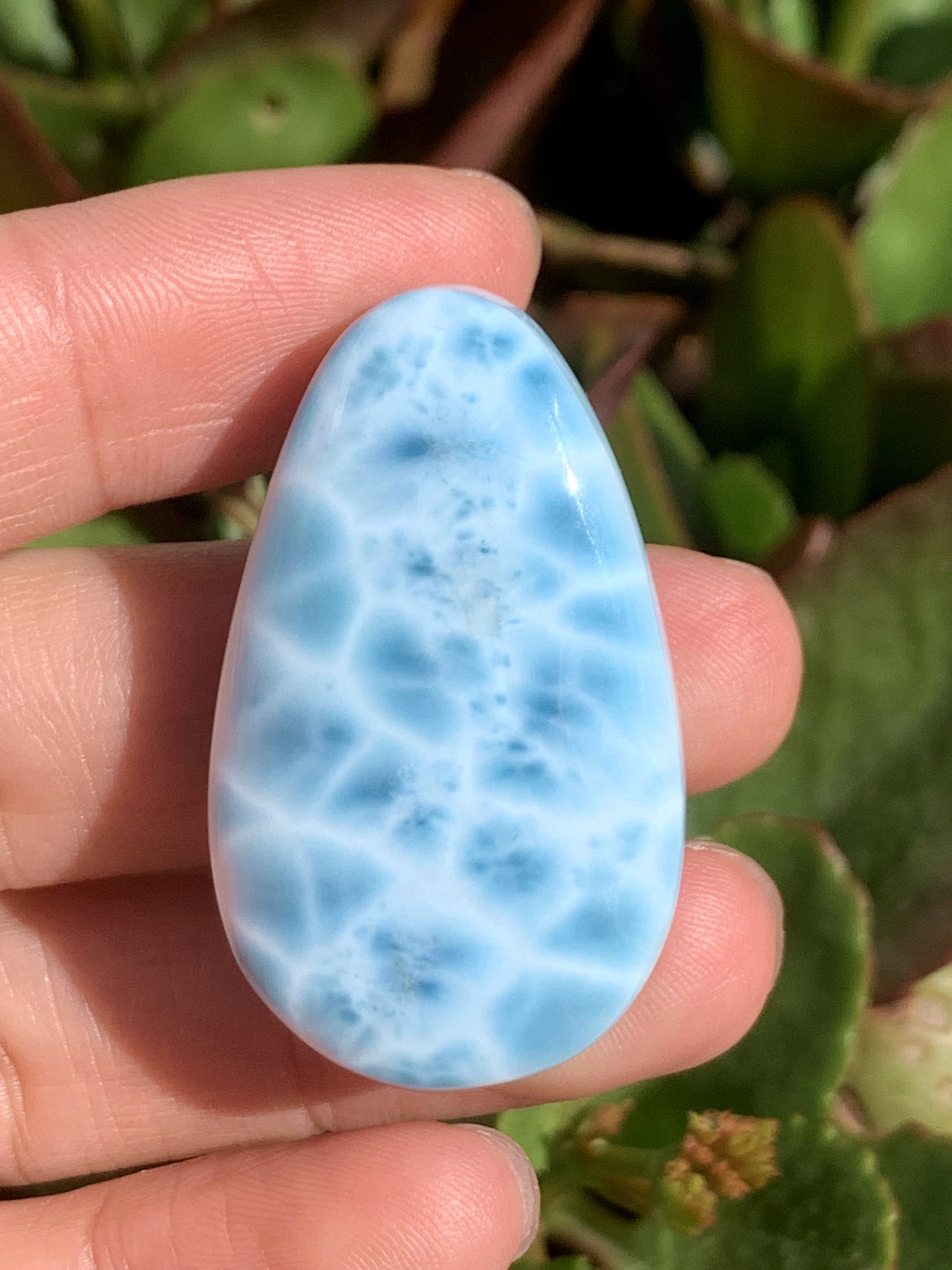 AAA Natural Authentic Dominican Larimar Pendant,Gems Jewelry,Gems Pendant,Crystal Pendant,ET716