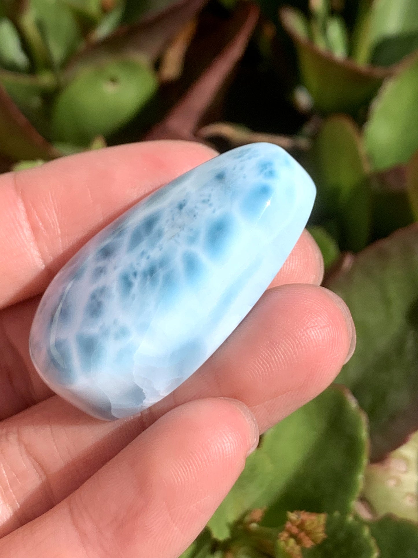 AAA Natural Authentic Dominican Larimar Pendant,Gems Jewelry,Gems Pendant,Crystal Pendant,ET716