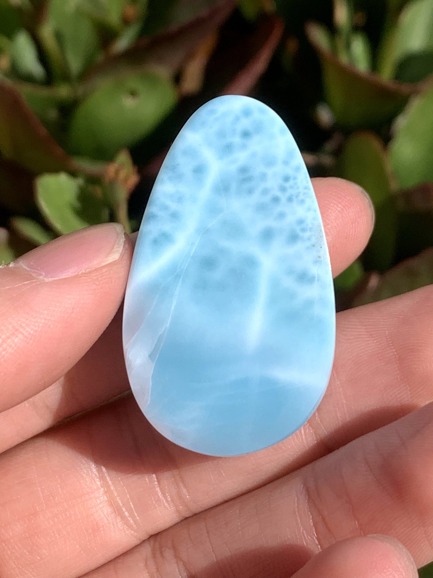 AAA Natural Authentic Dominican Larimar Pendant,Gems Jewelry,Gems Pendant,Crystal Pendant,ET716