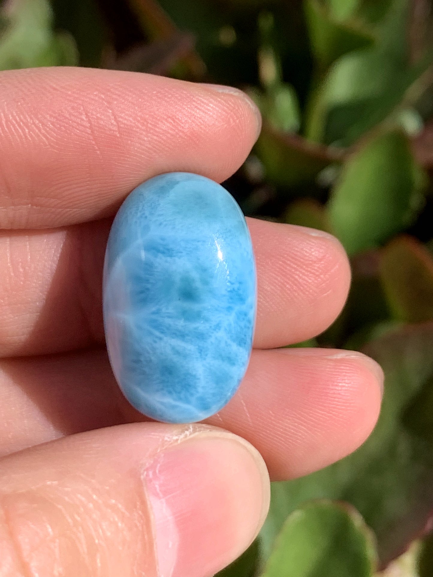 AAA Natural Authentic Dominican Larimar Pendant,Gems Jewelry,Gems Pendant,Crystal Pendant,ET717