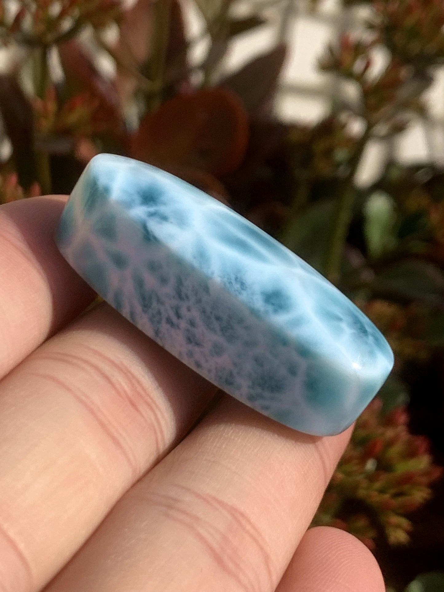 AAA+ Natural Authentic Dominican Larimar Pendant,Gems Jewelry,Gems Pendant,Crystal Pendant ET740