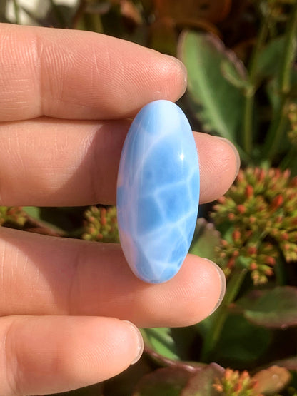 AAA+ Natural Authentic Dominican Larimar Pendant,Gems Jewelry,Gems Pendant,Crystal Pendant ET742