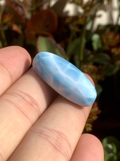 AAA+ Natural Authentic Dominican Larimar Pendant,Gems Jewelry,Gems Pendant,Crystal Pendant ET742